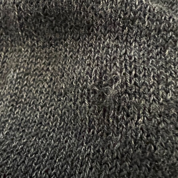 PureJill Linen-Rayon Blend Semi-Sheer Top Black LP - Picture 9 of 10